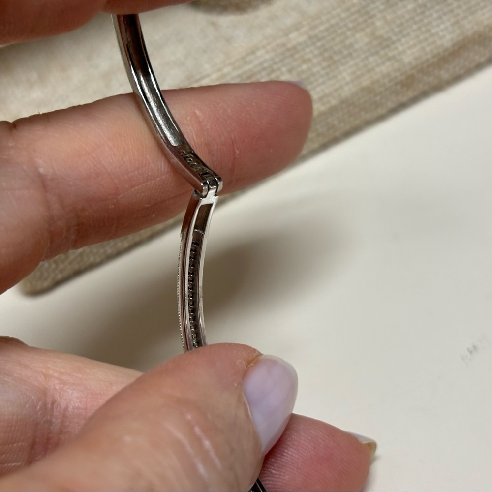 Lafonn Classic Platinum-Plated Simulated Diamond Bracelet - Picture 5 of 9